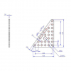 Треугольная пластина из анодированного алюминия Triangle Plate 6*8 (Pair) - «globural.ru» - Улан-Удэ