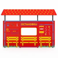 Учебно-игровой макет "Остановка" мобильный - «globural.ru» - Улан-Удэ