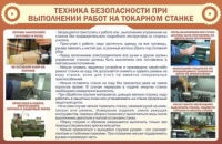 Стенд "ТБ при выполнении работ на токарном станке" - «globural.ru» - Улан-Удэ