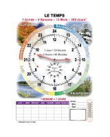 Le temps. Учебно наглядные пособия по французскому языку - «globural.ru» - Улан-Удэ