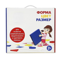Подвижная развивающая игра "Форма, цвет, размер" - «globural.ru» - Улан-Удэ