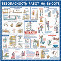 Стенд "Безопасность работ на высоте" - «globural.ru» - Улан-Удэ