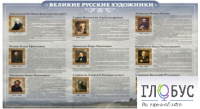 Стенд "Великие русские художники" - «globural.ru» - Улан-Удэ