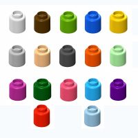 Элемент конструктора одиночный одноцветный Color Blocks 100 штук - «globural.ru» - Улан-Удэ