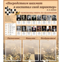 "Шахматы" тематический стенд - «globural.ru» - Улан-Удэ