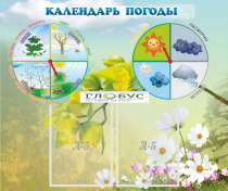Стенд "Календарь погоды" - «globural.ru» - Улан-Удэ