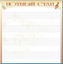 Доска магнитно-маркерная "Нотный стан" - «globural.ru» - Улан-Удэ